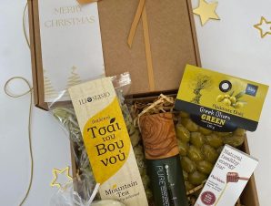 Organic Green Crete Christmas Corporate Gift Box