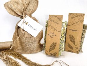 Greek Herbs | Conference Gift in Jute Pouch