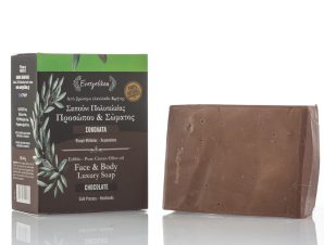 Natural Olive Oil Soap with Chocolate Evergetikon