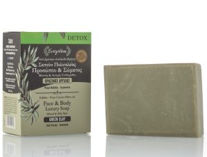 Natural Olive Oil Soap with Green Clay Evergetikon