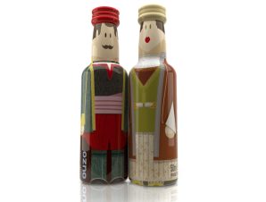 Ouzo GoGreek Cyclades Couple Miniatures 2x50ml