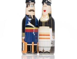 Ouzo GoGreek Cretan Couple Miniatures 2x50ml