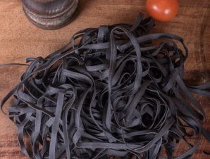 Cretan Pasta Noodles with Cuttlefish Ink