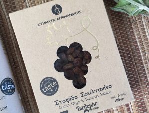 Organic Cretan Sultanas Raisins Agrimanakis