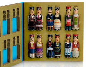 Ouzo Miniatures GoGreek Traditional Costumes Collection Case