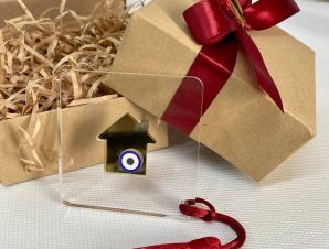 Greek Gouri ‘Lucky Home’ with Evil Eye – New Year’s Charm 2023