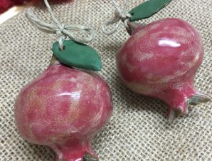 Traditional Greek Ceramic Pomegranates