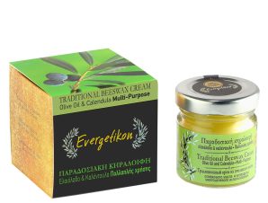 Traditional Olive oil & Beeswax Cream with Calendula oil Evergetikon