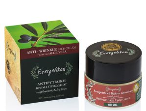 Anti-wrinkle face cream with Cretan Aloe Vera by Evergetikon