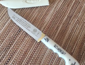 Τraditional Cretan Knife White Plexiglass 24cm