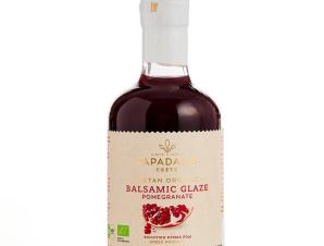 Cretan Organic Balsamic Glaze with Pomegranate – Papadakis Crete