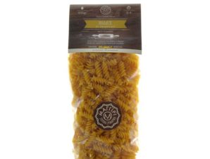 Cretan fussili pasta with tourmeric