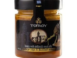 Μέλι Τοπλού Gourmet με Γύρη & Βασιλικό Πολτό 250gr